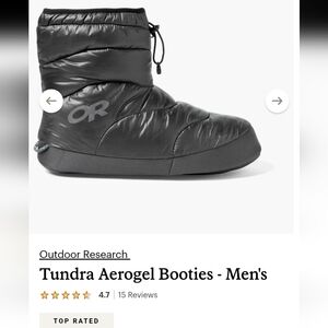 Outdoor Research Tundra Aerogel Booties, Men's Size XL, Camping,‎ Outdoor